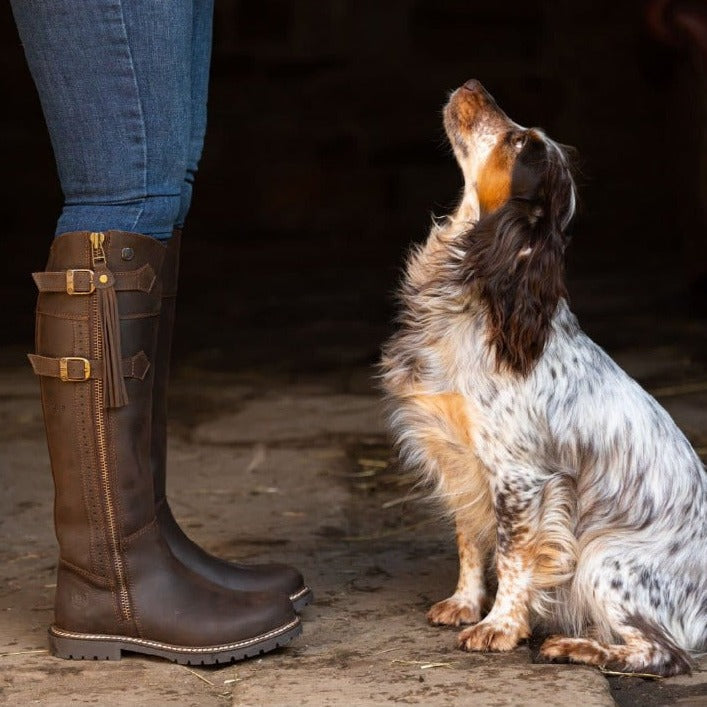 Bareback Footwear Hudson Storm Waterproof Boots Chocolate