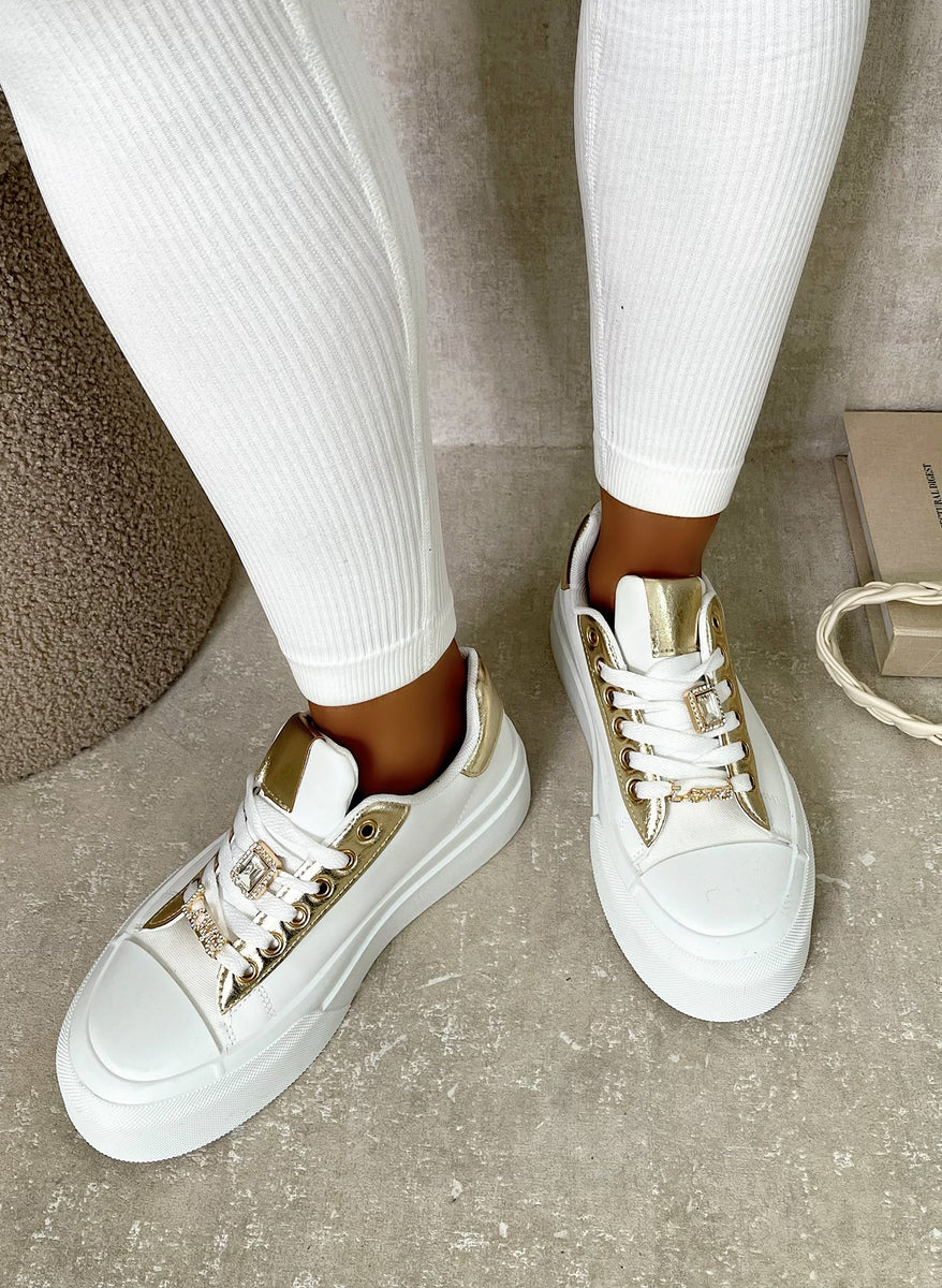 Platform Lace Up Running Trainers