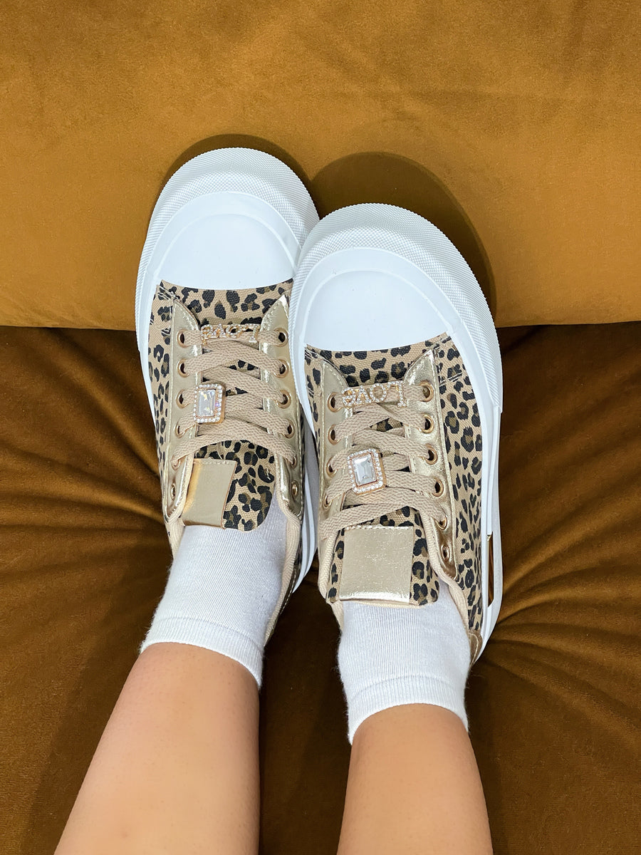 Platform Lace Up Running Trainers