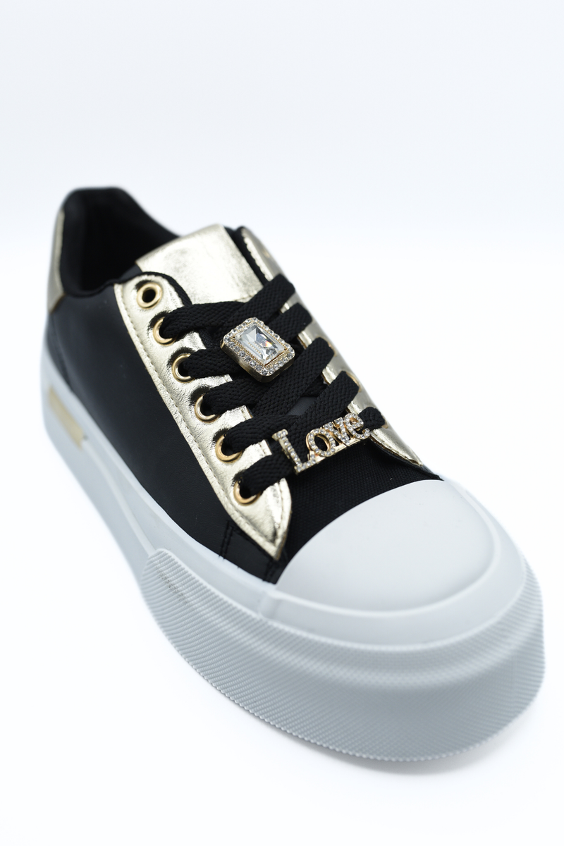 Platform Lace Up Running Trainers