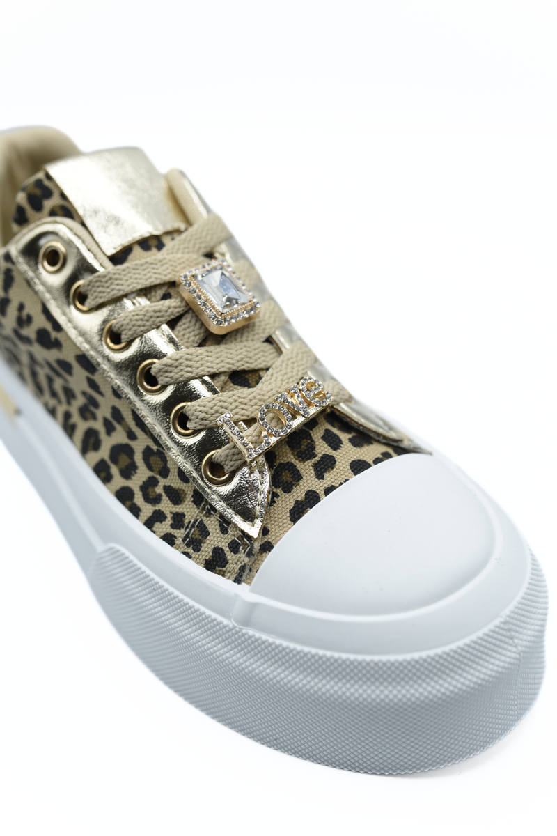 Platform Lace Up Running Trainers