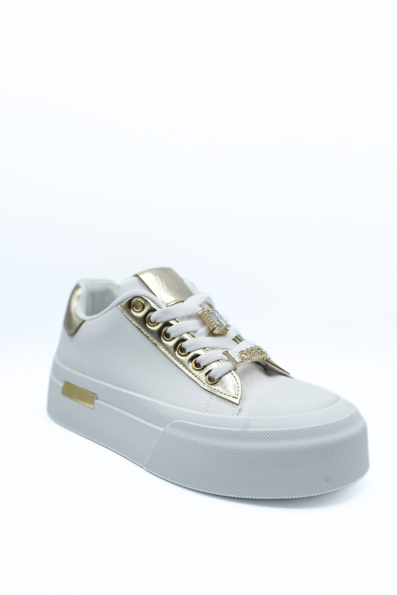 Platform Lace Up Running Trainers