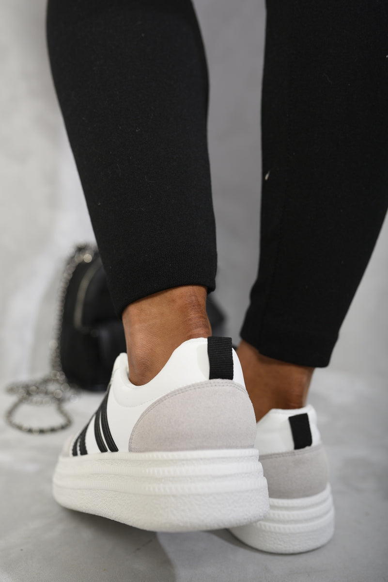Lace Up Black Trainers