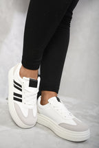 Lace Up Black Trainers