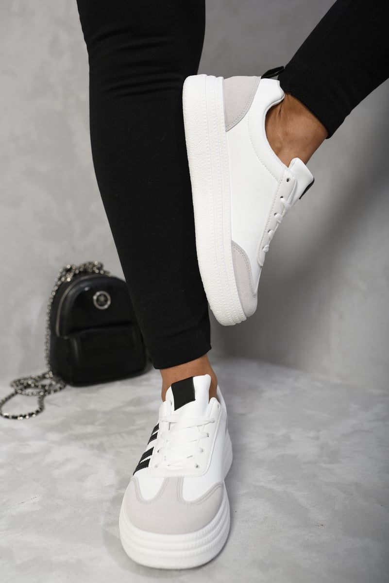 Lace Up Black Trainers