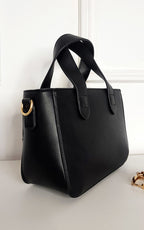 Claire Faux Leather Handbag With Statement Chain
