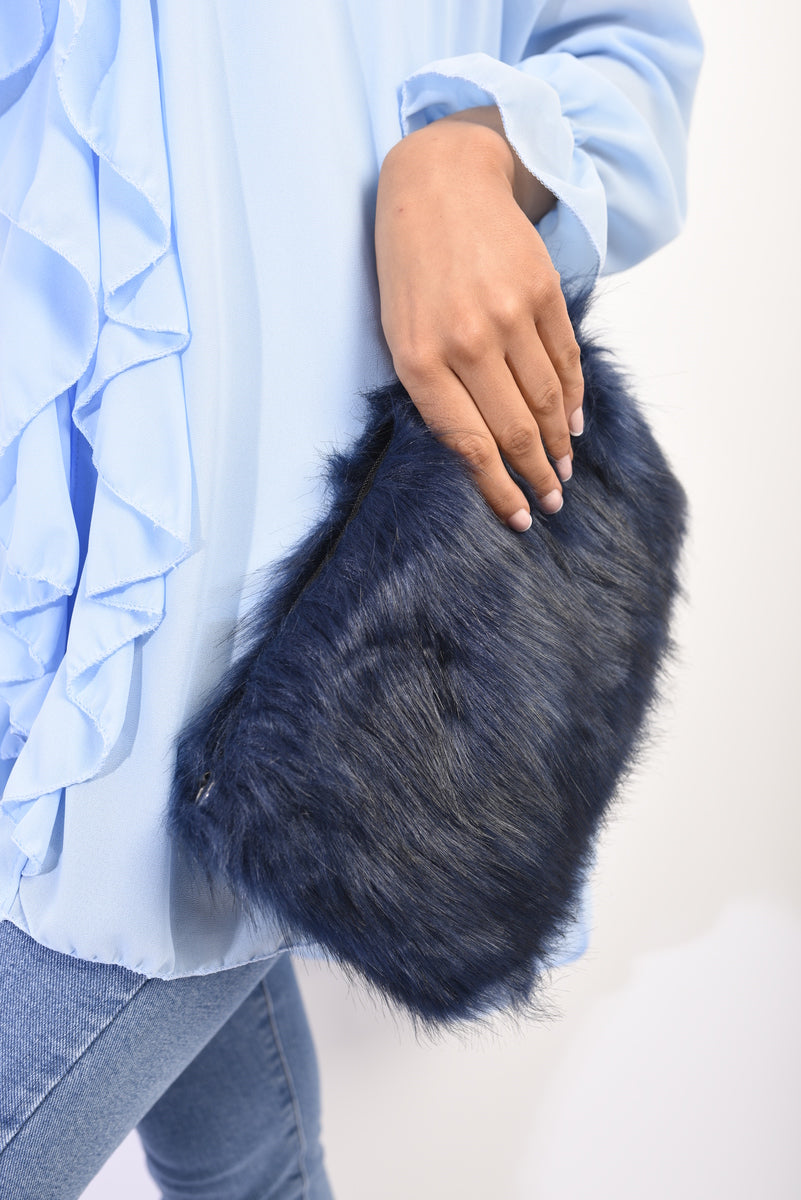 Pollie Faux Fur Shoulder Bag