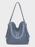 PU Shoulder Tote Messenger Bag