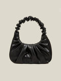 Womens Cloud Pleat Baguette Shoulder Bag