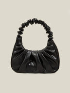 Womens Cloud Pleat Baguette Shoulder Bag