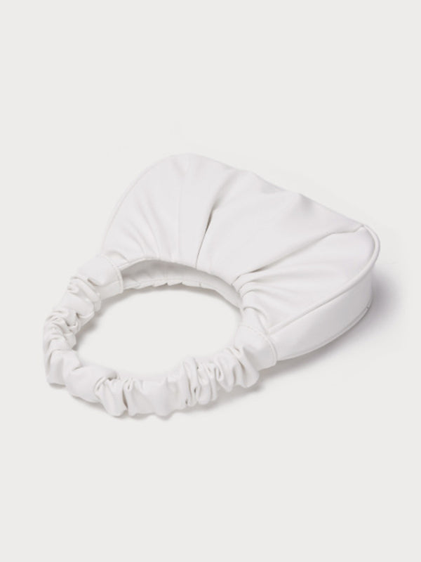 Womens Cloud Pleat Baguette Shoulder Bag