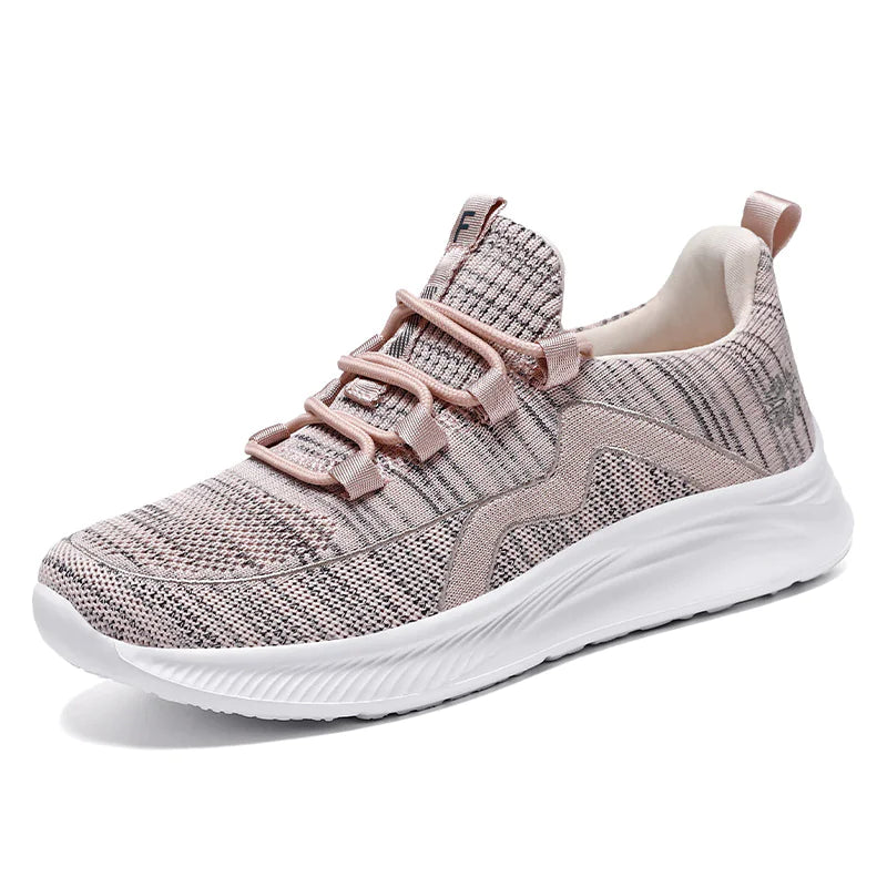 Womens Non Slip Breathable Lightweight Slip On Running Trainers
