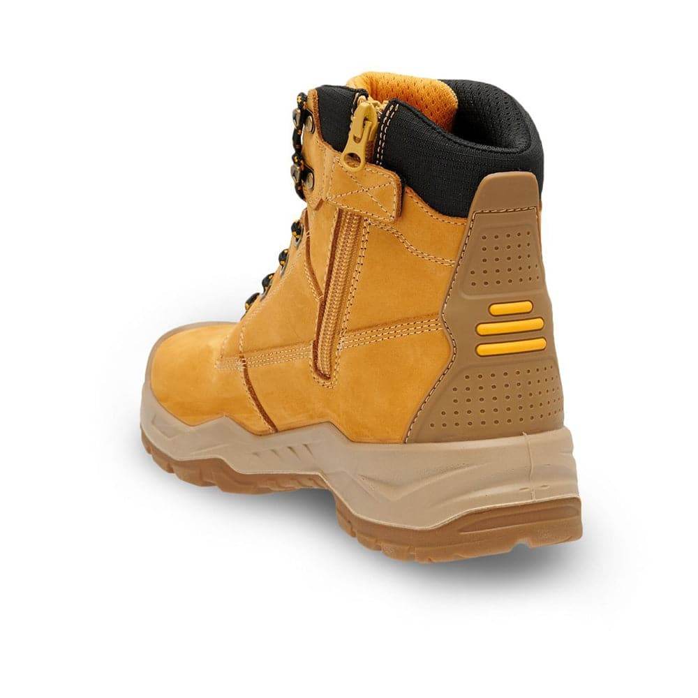 DeWalt Jamestown Side Zip Water Resistant Safety Work Safety Boots Honey
