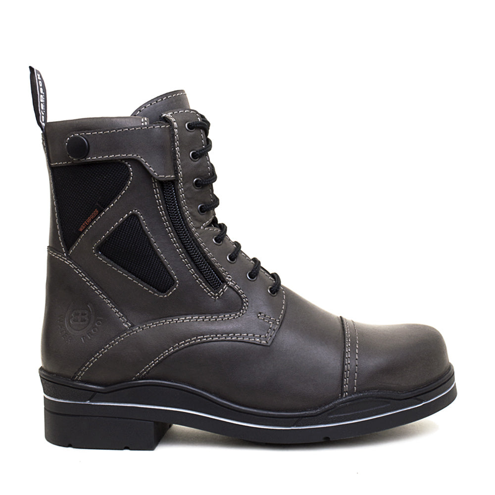 Bareback Footwear Kentucky Storm Waterproof Ankle Boots Grey