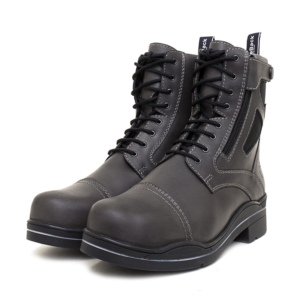 Bareback Footwear Kentucky Storm Waterproof Ankle Boots Grey
