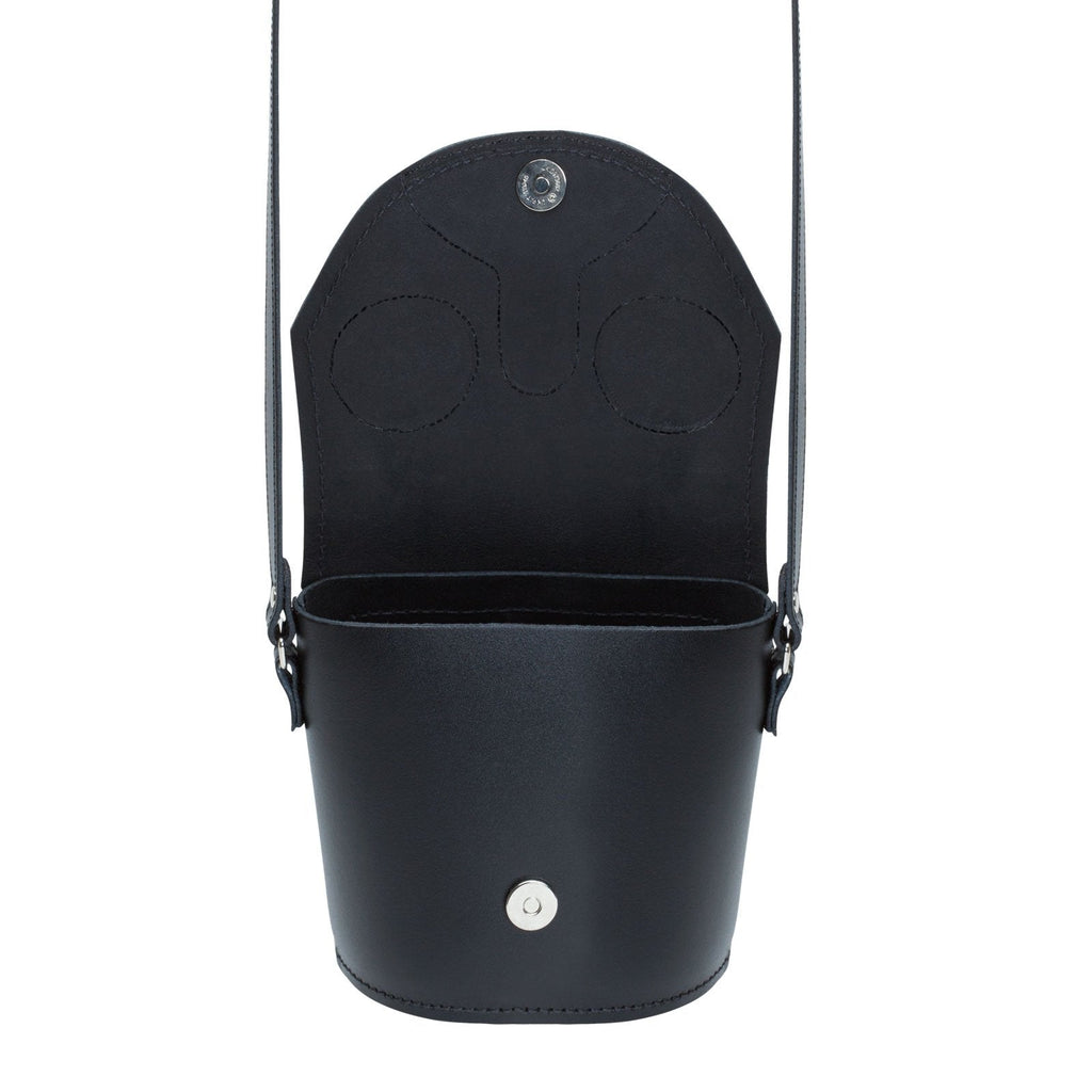 Zatchels Kitty Cat leather bag open view