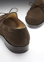 Hugs & Co Mens Brown Suede Goodyear Welted Laced Loafers
