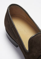Hugs & Co Mens Brown Suede Goodyear Welted Laced Loafers
