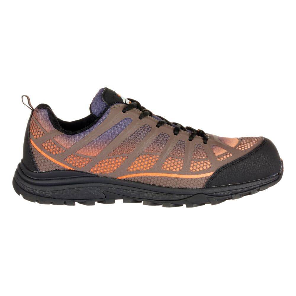 Portwest FT36 Compostitelite Low Cut Sprey Safety Trainers S1P Orange / Black
