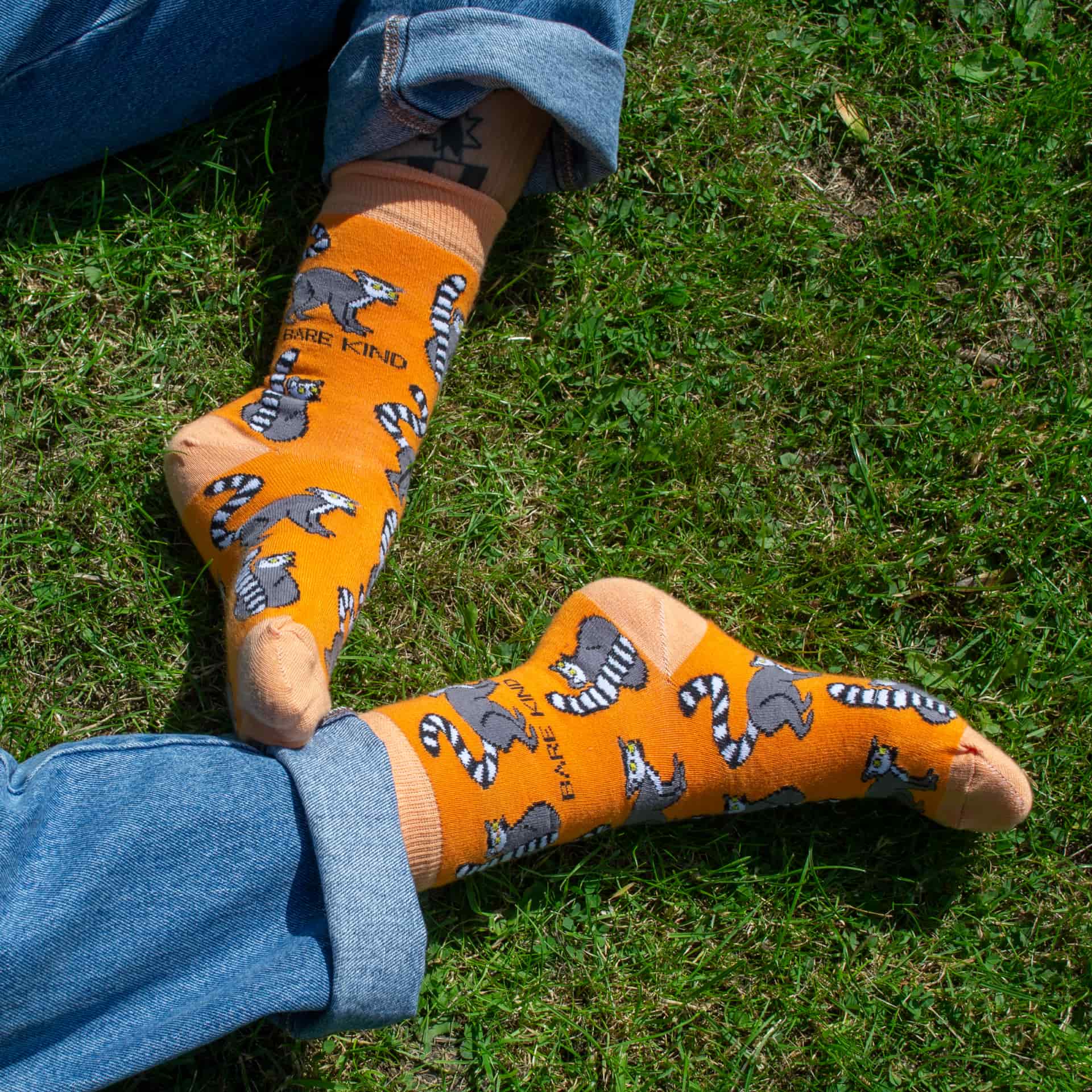 Bare Kind Orange Lover 3 Bamboo Sock Set