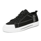 Mens Canvas Breathable Cushioned Lace Up Trainers