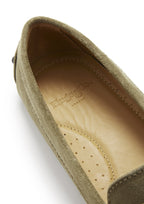 Hugs & Co Womens Penny Driving Loafers Truffle Suede