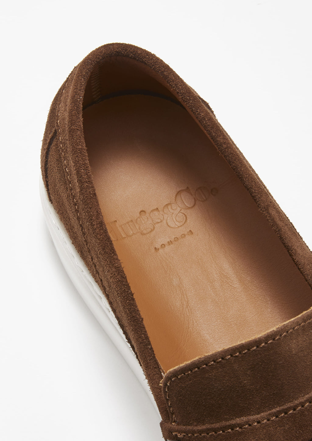 Hugs & Co Mens Slip-on Sneaker Loafers Brown Suede
