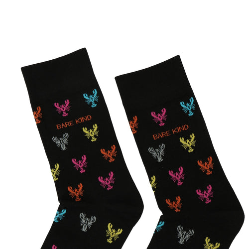 Bare Kind Save the Lobster Small Motif Bamboo Socks