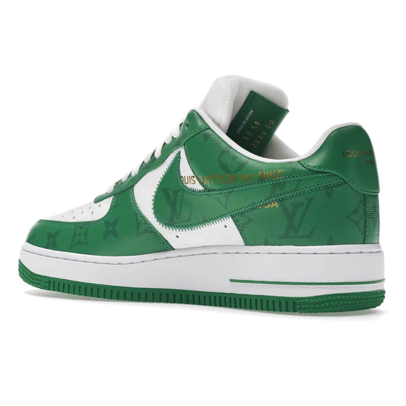 Louis Vuitton Air Force 1 Low By Virgil Abloh White Green Trainers