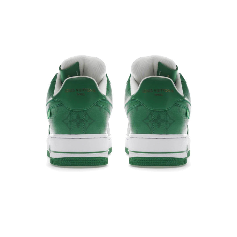 Louis Vuitton Air Force 1 Low By Virgil Abloh White Green Trainers