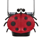 Zatchels Luna Ladybird Handmade Leather Bag front view
