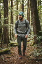 Ocean Green Camo Adventure Beanie - Double-Layered Outdoor Streetwear by StayClothed.com