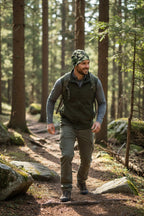 Digital Green Camo Adventure Beanie - Double-Layered Outdoor Streetwear by StayClothed.com