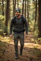 Urban Black Camo Adventure Beanie - Double-Layered Outdoor Streetwear by StayClothed.com