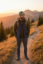 Blue Green Camo Adventure Beanie - Double-Layered Outdoor Streetwear by StayClothed.com