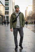 Digital Green Camo Adventure Beanie - Double-Layered Outdoor Streetwear by StayClothed.com