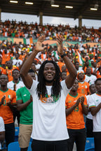 Côte d'Ivoire World Cup 2026 T-Shirt - Bold Graffiti Flag Design by StayClothed.com