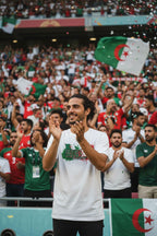 Algeria World Cup 2026 T-Shirt - Bold Graffiti Flag Design by StayClothed.com