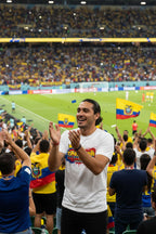 Ecuador World Cup 2026 T-Shirt - Bold Graffiti Flag Design by StayClothed.com
