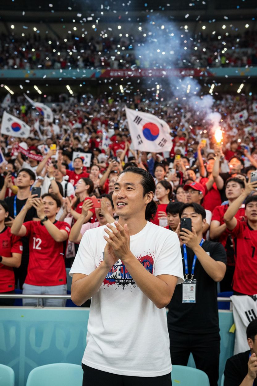 South Korea World Cup 2026 T-Shirt - Bold Graffiti Flag Design by StayClothed.com