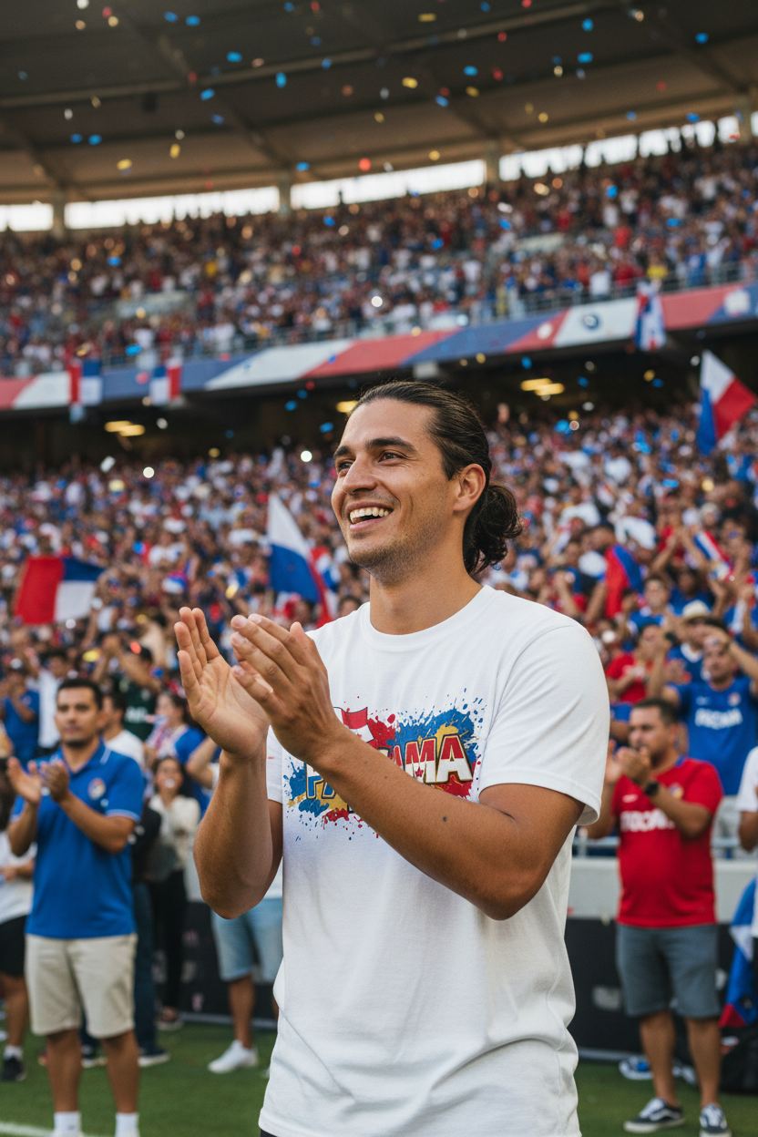 Panama World Cup 2026 T-Shirt - Bold Graffiti Flag Design by StayClothed.com