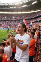 Netherlands World Cup 2026 T-Shirt - Bold Graffiti Flag Design by StayClothed.com