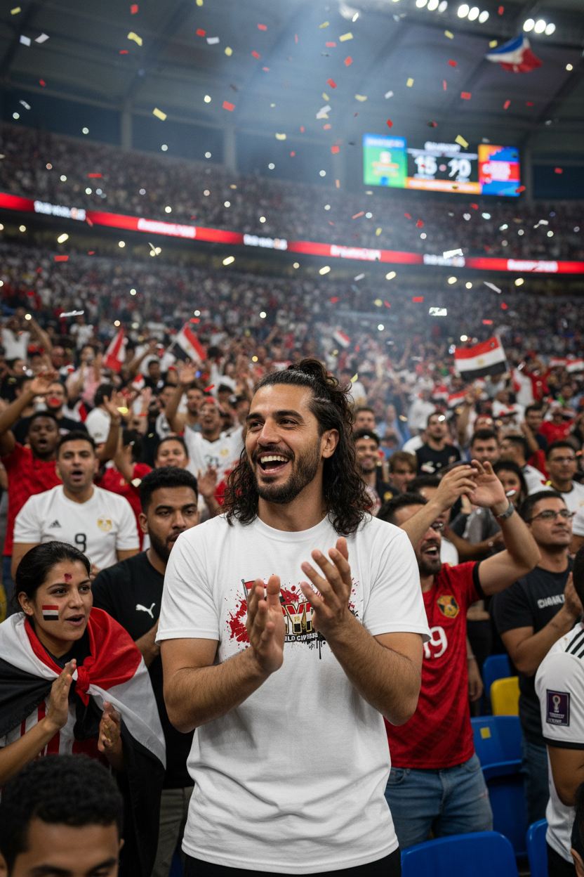 Egypt World Cup 2026 T-Shirt - Bold Graffiti Design by StayClothed.com