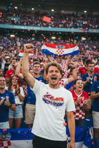 Croatia World Cup 2026 T-Shirt - Bold Graffiti Flag Design by StayClothed.com
