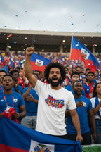 Haiti World Cup 2026 T-Shirt - Bold Graffiti Flag Design by StayClothed.com
