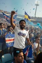 Cape Verde World Cup 2026 T-Shirt - Bold Graffiti Flag Design by StayClothed.com