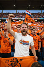 Netherlands World Cup 2026 T-Shirt - Bold Graffiti Flag Design by StayClothed.com