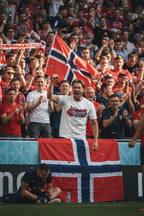 Norway World Cup 2026 T-Shirt - Bold Graffiti Flag Design by StayClothed.com