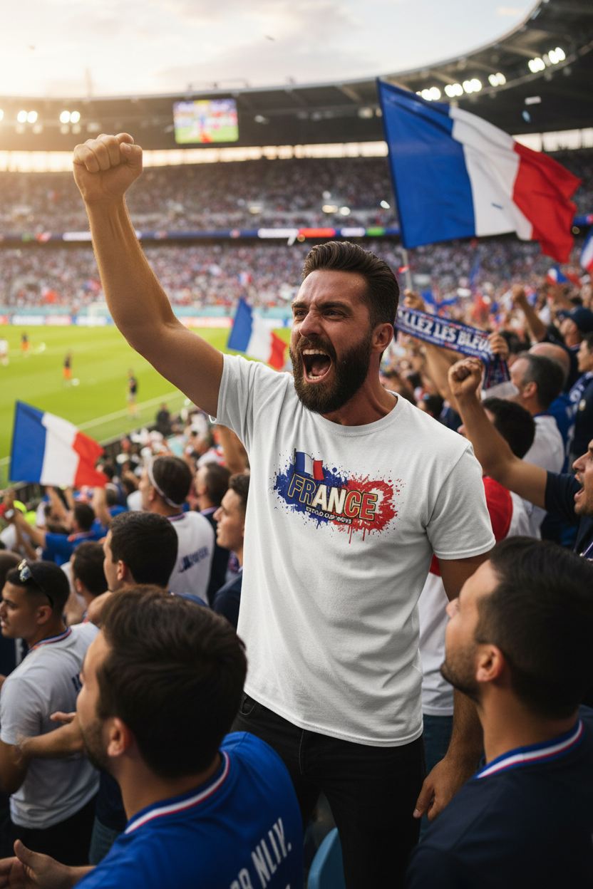 France World Cup 2026 T-Shirt - Bold Graffiti Design by StayClothed.com