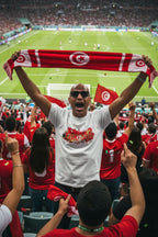Tunisia World Cup 2026 T-Shirt - Bold Graffiti Flag Design by StayClothed.com